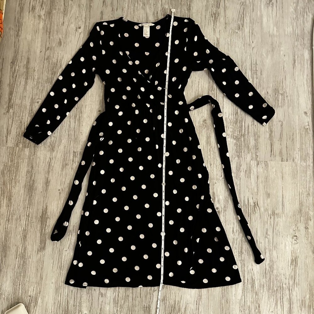 Polka Dot Wrap Dress
